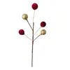 Bolas de Veludo com Glitter Dourado e Lantejoulas para Decorações de Ano Novo Chinês e Festas de Natal em Casa - Novo Produto Transfronteiriço