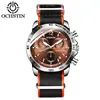Reloj Multifuncional Augusten, Casual, Moderno y Personalizado, Tres Ojos, Resistente al Agua, de Cuarzo para Hombre