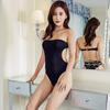 Ropa Interior Sexy Femenina Sexy Perspectiva Tentación Alta Elasticidad Aceite Brillante Sin Espalda Pareja Apasionada Parejas Coqueteando Ropa Interior