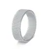 Anel de Malha Trançada em Aço Inoxidável Resistente à Deformação Padrão Amazon Jewelry Tamanho EUA 8mm Galvanoplastia a Vácuo Não Desbota