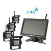 Kit sem fio 2.4g para carro 7 polegadas câmera de ré ponto de acesso wifi do carro ônibus caminhão Display HD à prova d'água