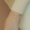 Tobillera de hueso de serpiente para mujer 2024 nueva de moda 18K oro de alta calidad sexy alargada cadena de tobillo de acero de titanio tobillera que no se decolora
