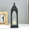 Luzes de Vela de LED em Formato de Coluna Estilo Romano Decoração de Festa de Feriado Vitrine Peças Decorativas de Mesa Internas Adereços para Fotos