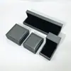 Oferta especial, joyero de cuero PU cepillado dorado, caja para propuesta de anillo de diamantes, caja para collar, caja de embalaje para joyería, joyero al por mayor