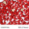 Broca de joyería roja para uñas broca con forma de fondo plano gota de agua ojo de caballo Año Nuevo rojo uña vidrio broca fábrica mayoreo