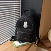 Moda Tendência Comércio Exterior Estilo Coreano Mochila Fofa de Coelho Bolsa de Ombro Dupla Nova Grande Capacidade Versátil para Estudante Universitário e Deslocamento