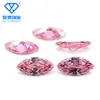 Accesorios de joyería de piedra suelta de circón con forma de ojo de caballo rosa 1.5*3 ~~ 10*20 mm circón de ojo de caballo puntiagudo