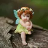 Adornos Creativos para Decoración de Micro-Paisajes, Nuevas y Coloridas Decoraciones de Hada Flor de Esquina, Manualidades de Resina de Elfos Pequeños