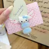 Grampo de Cabelo Fofo de Gato Kt com Bengala Doce Desenho Animado Doce Fofo Clipe Bico de Pato para Acessório de Cabelo Lateral de Meninas