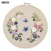 Paquete de material de bricolaje para bordado Lu Bordado hecho a mano tela creativa decoración de estilo europeo flor tridimensional bordado novato pintura colgante