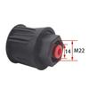 El conector de plástico modificado de enchufe rápido M22 es adecuado para hidrolavadoras como Karcy/Lava/Doctor