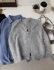 Nuevo Chaleco Suéter de Doble Cremallera para Mujer Primavera y Otoño 2026, Adelgazante, Corte Holgado, Ropa de Abrigo, Top de Punto, Ropa de Moda para Mujer