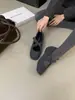Zapatos de Abrigo de Felpa para Mujer de Una Sola Correa Estilo Chanel, Nuevo Estilo Otoño e Invierno 2025, Mocasines Cálidos de Algodón que Aumentan la Altura