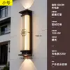 Luminária de Parede Externa à Prova d'Água Parede Externa Novo Estilo Chinês Mármore Falso Villa Entrada Principal Luminária de Parede Luminária de Parede Suspensa para Pátio Externo