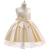 2026 Estilo Nuevo Europeo y Americano Comercio Exterior Vestido Formal para Niños Medianos y Grandes Vestido de Princesa Vestido de Cumpleaños para Bebé Vestido Voluminoso para Niños