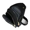 Nueva Bolsa de Pecho Simple para Mujer, Bolso de Hombro Bordado de Rombos Moderno y Versátil, Bolso Cruzado Multicapa Versátil para Uso Diario en Exteriores