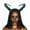 Diadema de cuernos de demonio de Halloween de moda transfronteriza, tocado de fiesta de rol, accesorios divertidos