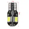 Suministro directo de fábrica luz LED pequeña para coche W5W CANBUS T10 5730 8SMD luz de posición luz de matrícula
