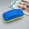 Lindo coche de dibujos animados gafas de sol para niños gafas de sol caja de gafas caja de almacenamiento de papelería portátil caja con cremallera de color