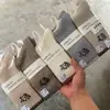 Meias de Cashmere Femininas para Outono e Inverno, Meias Largas, Listras de Desenho Animado, Espessadas, Amigáveis à Pele, Confortáveis, Quentes, Atacado do Fabricante