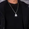 Cadena de Quilla de Acero Inoxidable Candado Corazón de Melocotón Mariposa de Amor Cupido Collar Hip Hop Joyería para Hombres y Mujeres