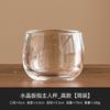 Xícara de Chá Pequena em Cristal de Fábrica em Forma de Dedo Xícara Mestra Simples Xícara Chinesa de Vidro para Beber Chá Xícara Transparente Xícara de Chá Xícara de Chá