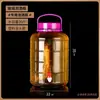 Frasco de vidrio para hacer licor infusionado, frasco de vino de vidrio grueso de gran capacidad sellado para uso doméstico con tapa, frasco para pepinillos, frasco para kimchi