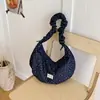 Bolso de hombro con estampado floral transfronterizo para mujer, nuevo estilo verano 2026, bolso de axila plisado, gran capacidad, bolso cruzado de estilo coreano para el día a día