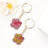Fluorescente Cinco-pétala Flor Série temu Pequena Jóias Pingente Presente Cartoon Keychain