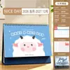 Calendário de Mesa 2027 Calendário Decorativo Criativo Edição Personalizada Impressão para Banco e Logotipo de Empresa Calendário Mensal Atacado