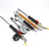 Boquilla de Inflado/Desinflado de Doble Cabezal en T de Doble Uso Herramienta de Reparación de Neumáticos Boquilla de Inflado para Motocicleta Vehículo Eléctrico Bicicleta