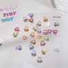 Accesorios para Uñas Labubu Estilo Caliente de Celebridad de Internet Lindo Mini Dibujo Animado Resina Diamante DIY Decoración de Uñas Usable Paquete Mixto
