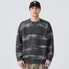 Suéter de Punto Jacquard de Cuello Redondo Nuevo Otoño/Invierno 2025 Estilo Retro Japonés Holgado Versátil Casual Marca de Moda