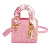 Bolso Bordado Princesa Diana 2026 Nuevo Estilo Bolso de Mano Bufanda de Seda Bolso de Hombro Cruzado para Mujer Bolso Floral Transfronterizo