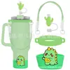 Accesorios Decorativos Stanley Correa de Mano de Cuerda Trenzada Estuche para Labial Llavero Duende Briqueta Funda de Silicona Antideslizante para Taza