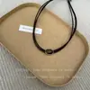 Corrente para Clavícula Estilo Gótico Retrô, Colar de Couro com Pedra Olho de Tigre Escuro de Luxo Discreto para Mulheres