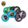 Ficha de poker Texas Hold'em ficha de mahjong ficha de plástico jogo de ficha moeda de jogo fábrica de moedas integral venda direta