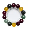 [Jinghong Tudo] Pulseira de Cristal Natural Quartzo Rutilado Verde Feminina Mais Fácil de Combinar Presente Pulseira de Cristal Branco Atacado