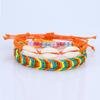 Pulsera Trenzada de Concha con Hilo Encerado Impermeable Estilo Bohemio Más Vendida de Amazon Juego de Tres Piezas Stock Listo del Fabricante