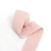 Fita de Algodão e Linho Rasgada à Mão para Casamento DIY Artesanal Decoração de Fita com Laço de Borla Flor de Mão