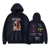 Moletom com Capuz da Turnê do Futuro Álbum da Tini Stoessel Estética Retro Fashion Masculino e Feminino Moletom Casual