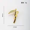 Nuevo broche de metal lindo de dibujos animados de comercio exterior, pin de insignia de aleación personalizado de moda ins japonesa para mujer