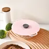 En stock Tapa de Silicona Grado Alimenticio Tapa Conservación Frescura Tapa Taza Tapa Bol Tapa Olla Tapa Refrigerador Sellada Tapa Universal Tapa Horno Microondas