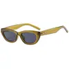 Gafas de Sol Gm Estilo Europeo y Americano Ojo de Gato Transfronterizas Elegantes para Mujeres con Rostros Redondos, Gafas Estilo Callejero Adelgazantes, Gafas de Sol con Protección UV