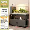 Base de gabinete para acuario, soporte de acuario para sala de estar, estante de almacenamiento con base de metal, base de hierro de múltiples niveles para uso doméstico con gabinete