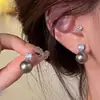 Pendientes de aguja de plata S925 con circonitas brillantes y exquisitas para mujer, ligeros, lujosos y elegantes, de alta gama, populares entre las celebridades de Internet, que combinan con todo.