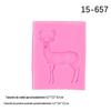 Tianma Elk Unicorn Bolo Molde Carrossel Handmade Sabonete Molde Bolo de Silicone Molde de Chocolate