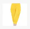 Calça Harem de Verão Feminina, Legging Cropped de Seda Gelada, Modelagem Justa, Tamanho Grande, Legging Cropped de Renda de Cintura Alta