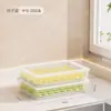 Caja de Almacenamiento para Empanadas para Refrigerador, Caja de Conservación para Empanadas de Huevo de Grado Alimenticio con Tapa para Congelación y Almacenamiento en Refrigerador