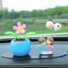 Muñeca de Girasol Adornos para Coche Nuevos Creativos Lindos Muñecos de Pareja Decoración de Consola Central Adornos Populares de Internet para Coche para Mujeres